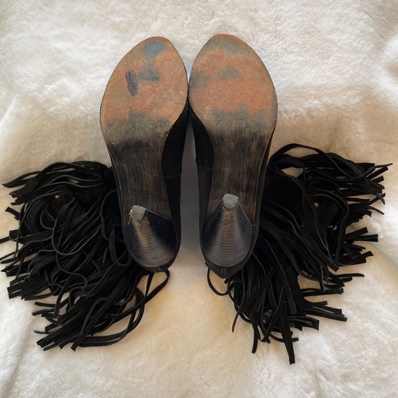 Vintage Sarkany | Fringe Suede Boots - Picture 6 of 6